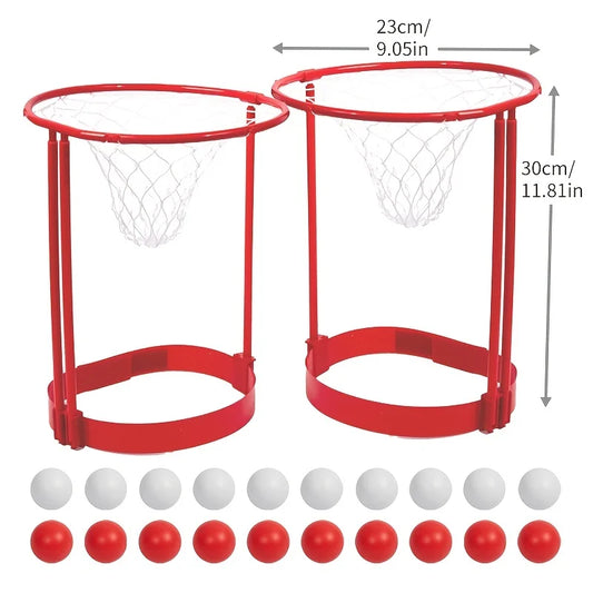 Lot de 2 jeux de basket-ball avec bandeau ajustable pour enfants et adultes