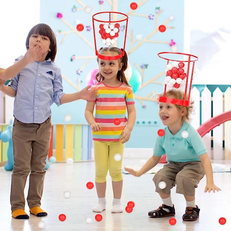 Lot de 2 jeux de basket-ball avec bandeau ajustable pour enfants et adultes