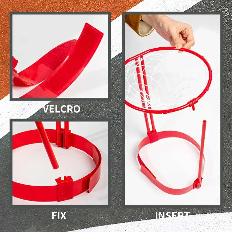 Lot de 2 jeux de basket-ball avec bandeau ajustable pour enfants et adultes