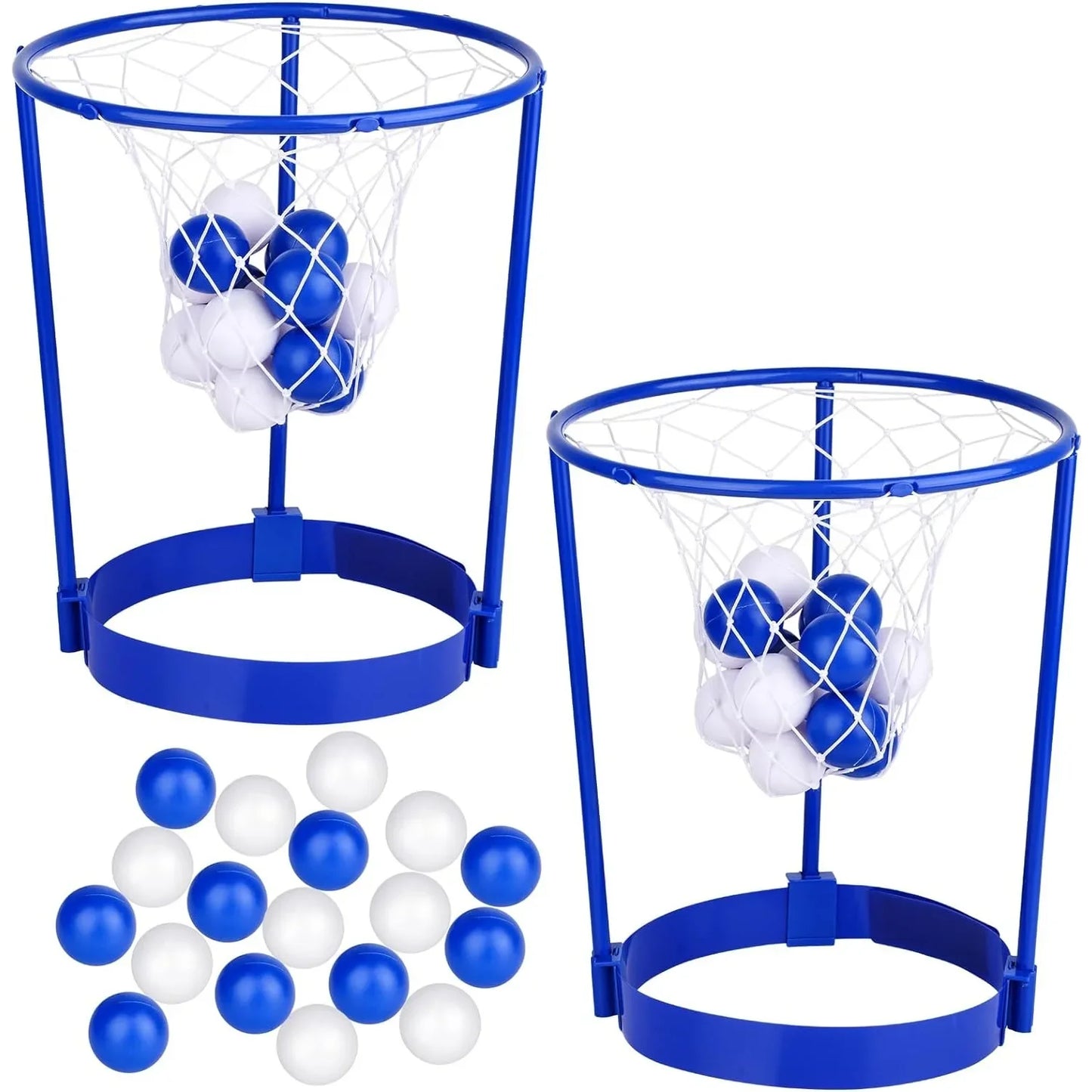 Lot de 2 jeux de basket-ball avec bandeau ajustable pour enfants et adultes