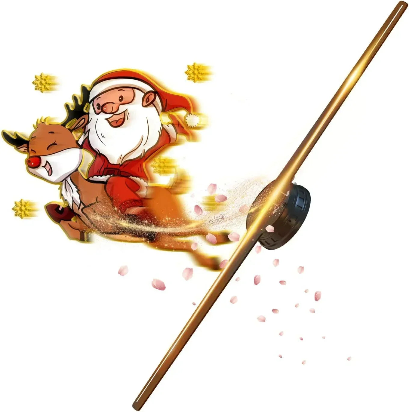 Ventilateur holographique 3D 42 cm, projecteur holographique 3D