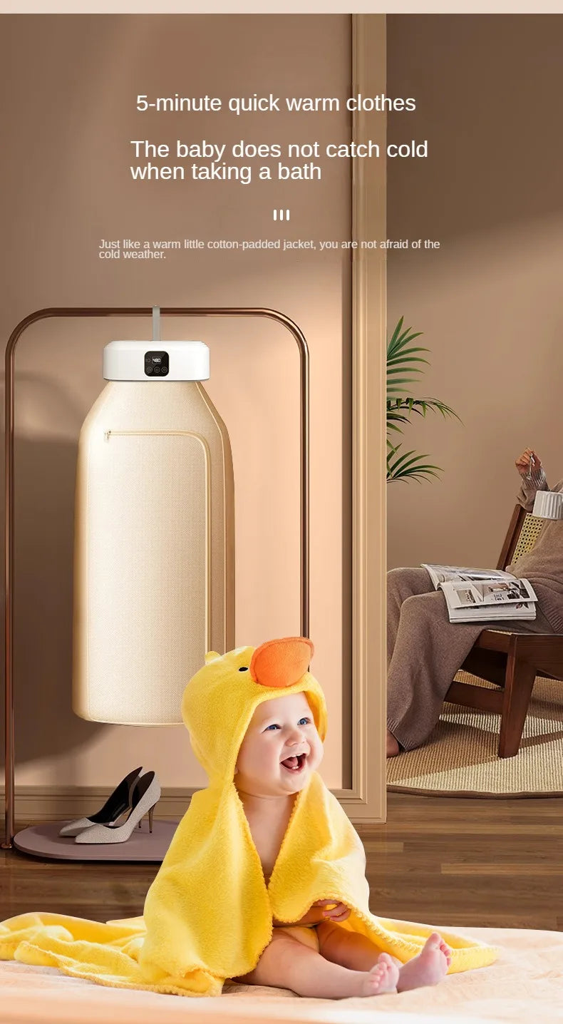 Sèche-linge électrique portable pliable avec télécommande et multifonctions